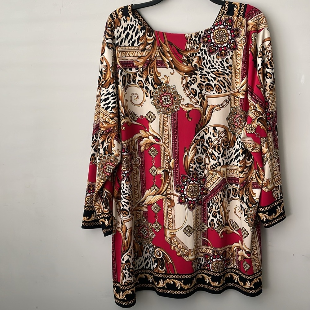 Jm Collection Tunic Top Stretch Plus Size 3x - image 3